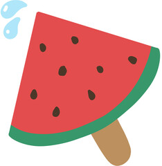 수박맛 스틱 아이스크림