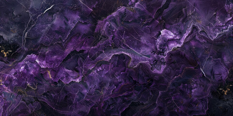 Texture Underground Deposit Of Purple Bright Crystals For Wallpaper Created Using Artificial Intelligence
