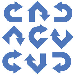 Arrow icon. Arrow vector collection. Arrow. Cursor. Modern simple arrows. Vector illustration.