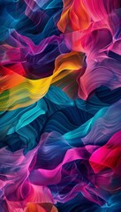 Obraz premium Colorful abstract wallpaper texture, designed as a background illustration This image features