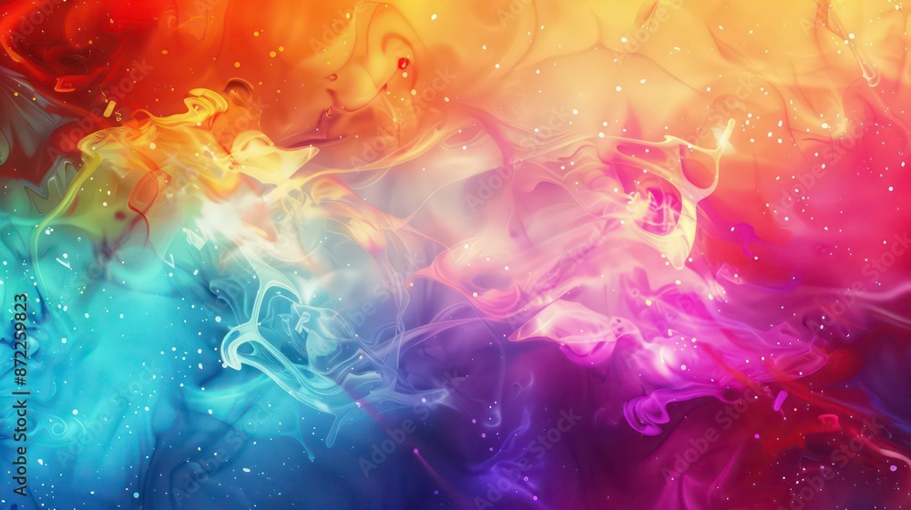 Canvas Prints colorful abstract background. generative ai