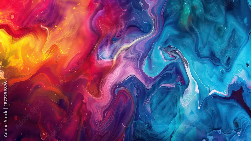 Canvas Prints colorful abstract background. generative ai