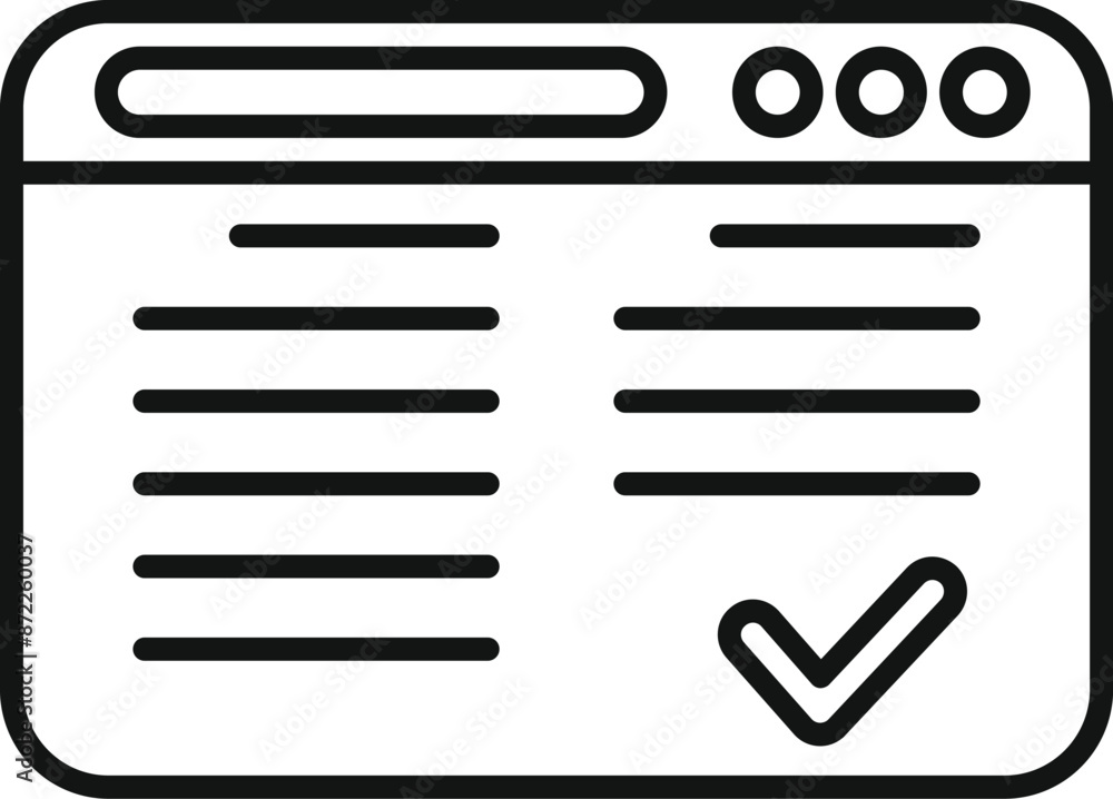 Aufkleber web page is being optimized for a search engine result page with a check mark