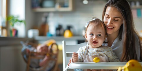 babysitting service concept