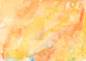 Abstract design colorful watercolor stains picture painting illustration background 
Colorful aquarelle wash drawing design wallpaper hand painted watercolor brush strokes painted background 
