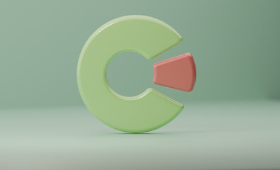 3D Donut Chart: A Visual Representation of Data Segmentation