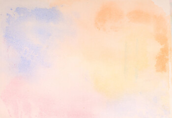 Abstract design colorful watercolor stains picture painting illustration background 
Colorful aquarelle wash drawing design wallpaper hand painted watercolor brush strokes painted background 
