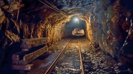Naklejka premium Gold mines