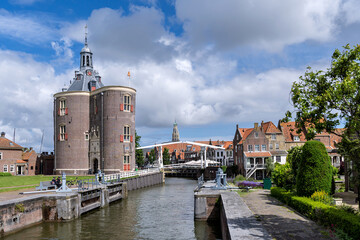 Drommedaris. The Drommedaris is the southern gateway of the city Enkhuizen in the Netherlands. It...