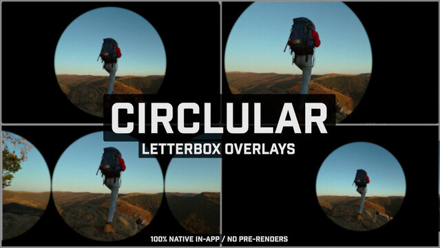 Circlular LetterBox Overlays