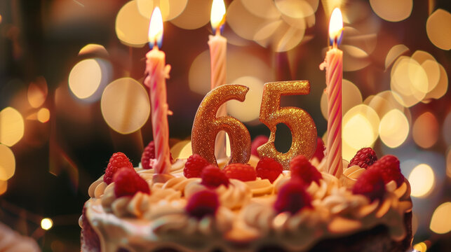 card with number 65