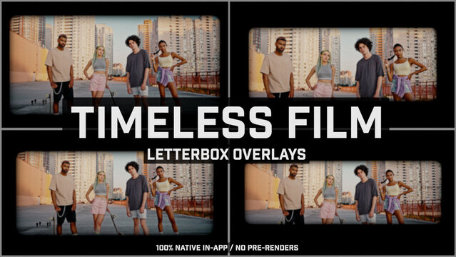 Timeless Film LetterBox Overlays