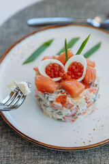 food, plate, salad, gourmet, cuisine, fresh, healthy? fish