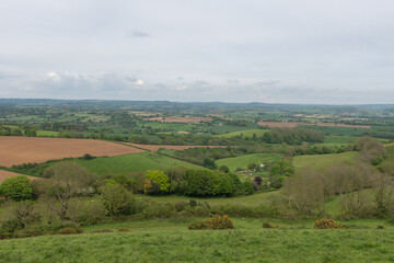Fototapeta premium View from the top of Quarry hill in Dorset