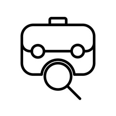 Job Seeking Icon design in filled and outlined style