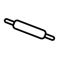 cooking roll icon design in filled and outlined style