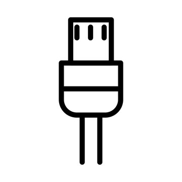 recommend clip art: ethernet cable plug icon design in filled and outlined style