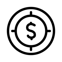 hedge fund icon design in filled and outlined style