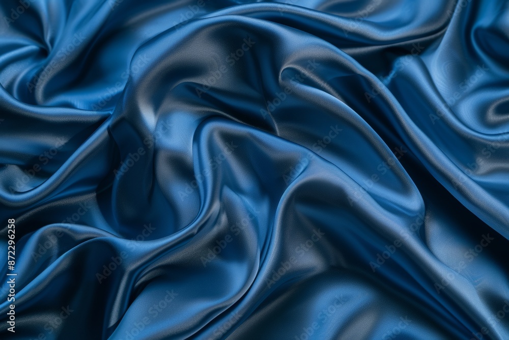 Poster a purple silk fabric with a very large pattern, unrepeatable pattern of smooth and silky satin fabri