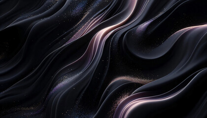 Obraz premium Abstract Smooth Flowing Wave-Like Shapes in High-Resolution