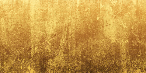 Obraz premium Scratched grunge golden texture with old,dusty and dirty surface.Vintage retro background 