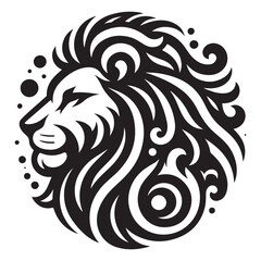 Obraz premium Lion Silhouette Vector
