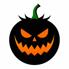 Fototapeta premium halloween pumpkin head, black cat ,cat cartoon,halloween castle with bats,jack o lantern,