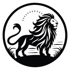 Lion Silhouette Vector
