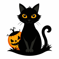  halloween pumpkin head, black cat ,cat cartoon,halloween castle with bats,jack o lantern,