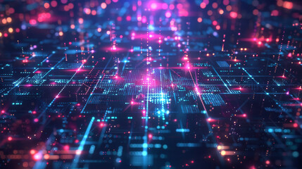 Obraz premium High-speed 5G networks with visible signals or holographic displays indicating seamless internet connectivity and communication.