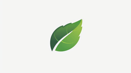 Green leaf icon for an agriculture technology company.