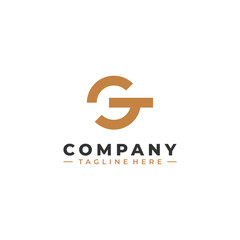 letter g initial logo design vector