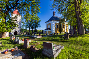 St. Michael's Church, Vernerovice, Broumov, Czech republic