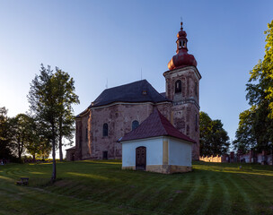 Church of All Saints, Hermankovice, Broumov, Czech republic