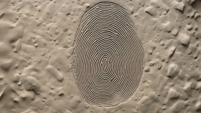 Snap a picture of a fingerprint etched onto a smooth