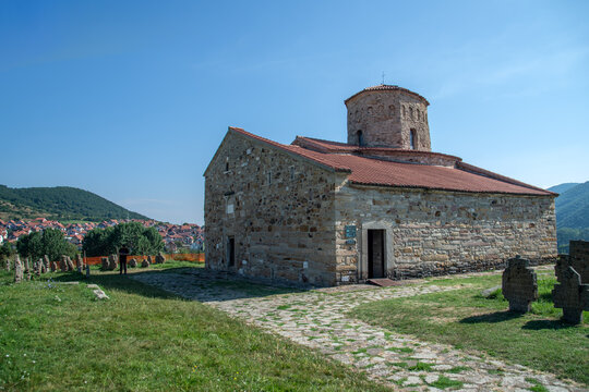 St. Peter's Church (Petrova Crkva), located near the town of Novi Pazar (New Pazar). Serbia, World Heritage Site by UNESCO.