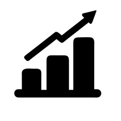 growth chart icon, growth chart, business growth icon, financial growth icon, performance chart icon, analytics chart icon, progress chart icon, data growth icon, investment growth icon, trend chart