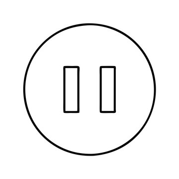 pause, button, icon, user interface, multimedia, control, audio, video, play, pause button icon, interface element, media player, interaction, stop, pause feature, playback, digital, ui component