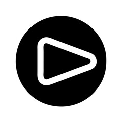 play button icon multimedia video control push button start button media equipment digital display mobile app video call social media streaming interactive audio equipment video streaming service