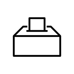 Vote icon with simple and modern design
