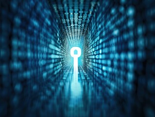Unlocking Tech Breakthroughs: Digital Keyhole in Virtual Wall with Binary Codes and Streaming Light