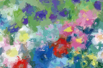 Oil paintings and various flowers, cranes, roses, peonies, cats, dogs, and chrysanthemums are beautiful