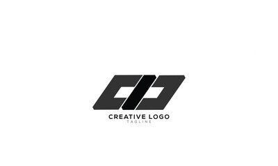 CID Abstract initial monogram letter alphabet logo design