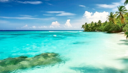 Fototapeta premium 青い海が広がる南国の景色