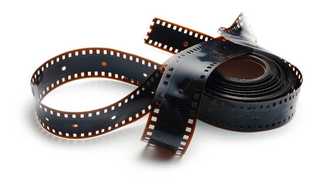 Black DSLR Camera isolated on white