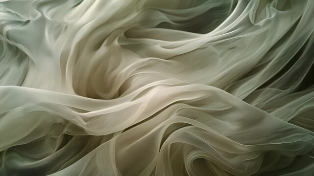 As the fabric ebbs and flows it creates a mesmerizing display of movement and texture against the natural backdrop.