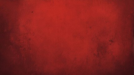 Obraz premium Bright red abstract textured erroded wall background. Grunge concrete texture wallpaper design. Blank dusty paper pattern dark backdrop.