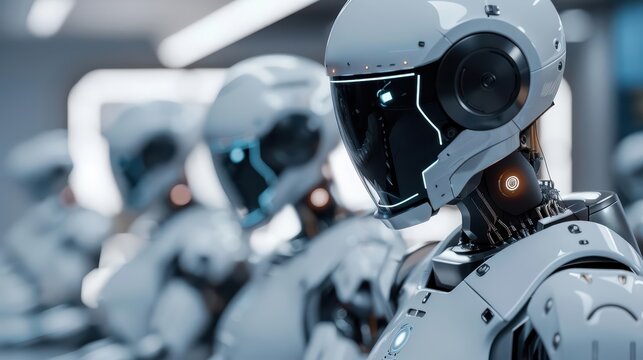 A futuristic restaurant features robotic chefs programmed with enchanted culinary skills