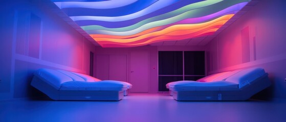 An innovative music therapy program uses spectral fans to generate soothing air currents that harmonize with therapeutic melodies