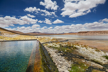 Hot springs in Bolivia